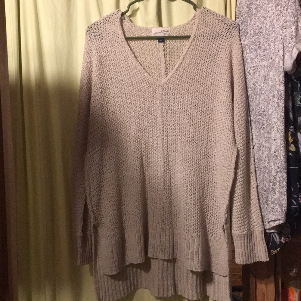 Tan sweater